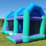 Blue Green Obstacle Course Donegal Bouncy Castles