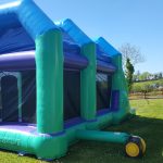 Blue Green Obstacle Course Donegal Bouncy Castles