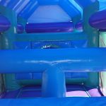 Blue Green Obstacle Course Donegal Bouncy Castles