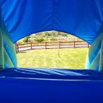 Blue Green Obstacle Course Donegal Bouncy Castles