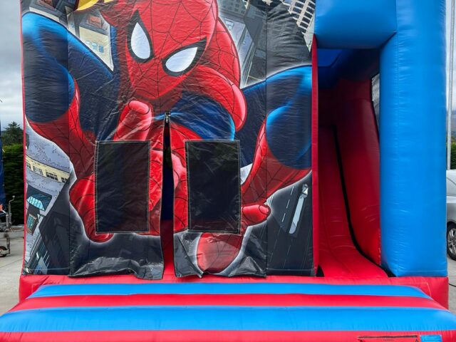 Spider Man Castle The Bouncy Castle Company (5)